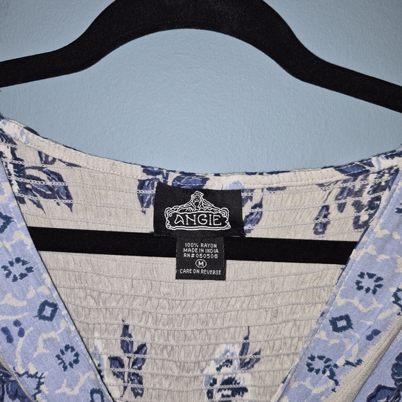 Angie Floral V-Neck Twist Front Dress - Picture 2 of 4